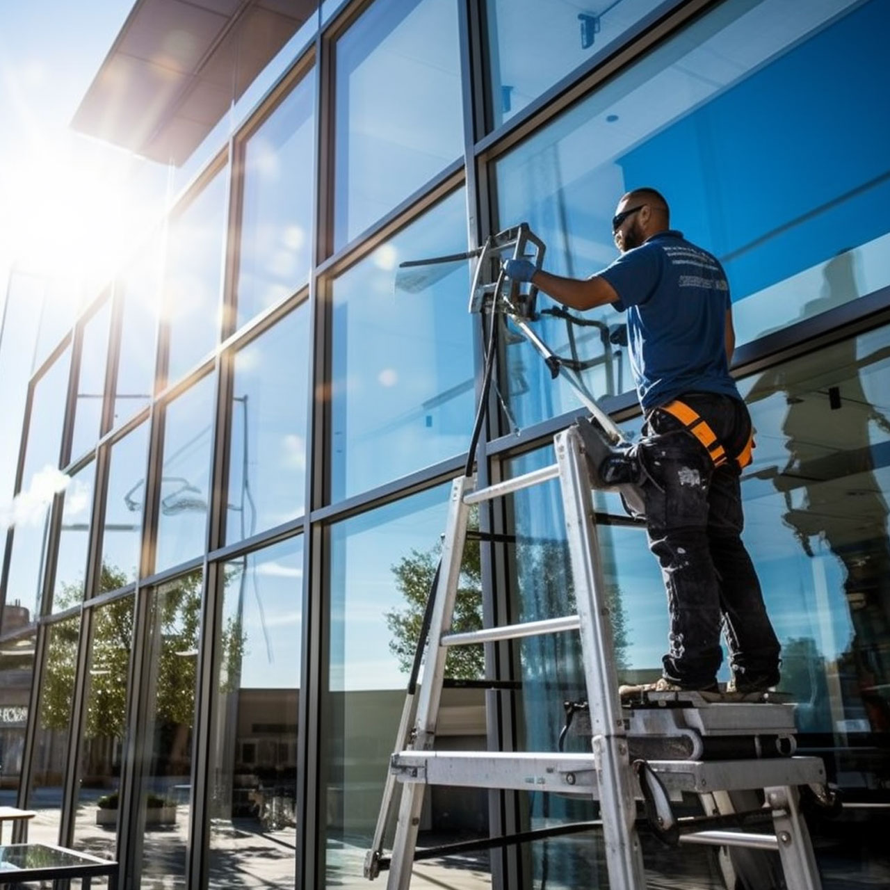 Let in an abundance of natural light and enjoy sparkling clean windows with our professional window cleaning services.